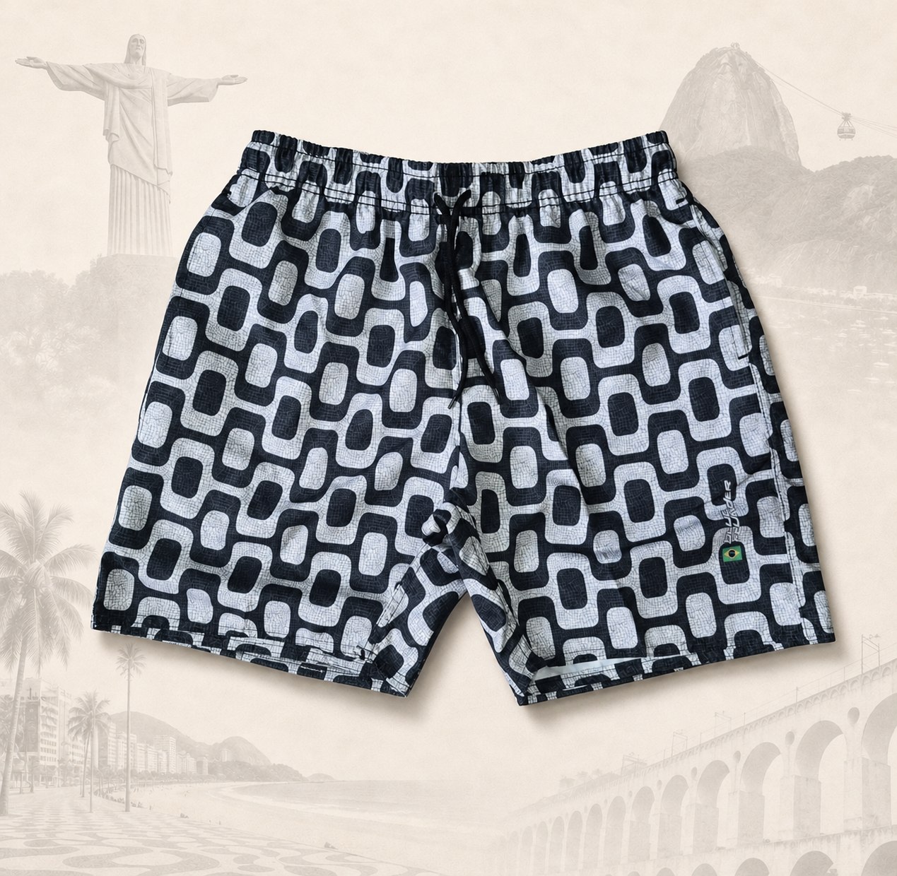 Short Calçadão P&B
