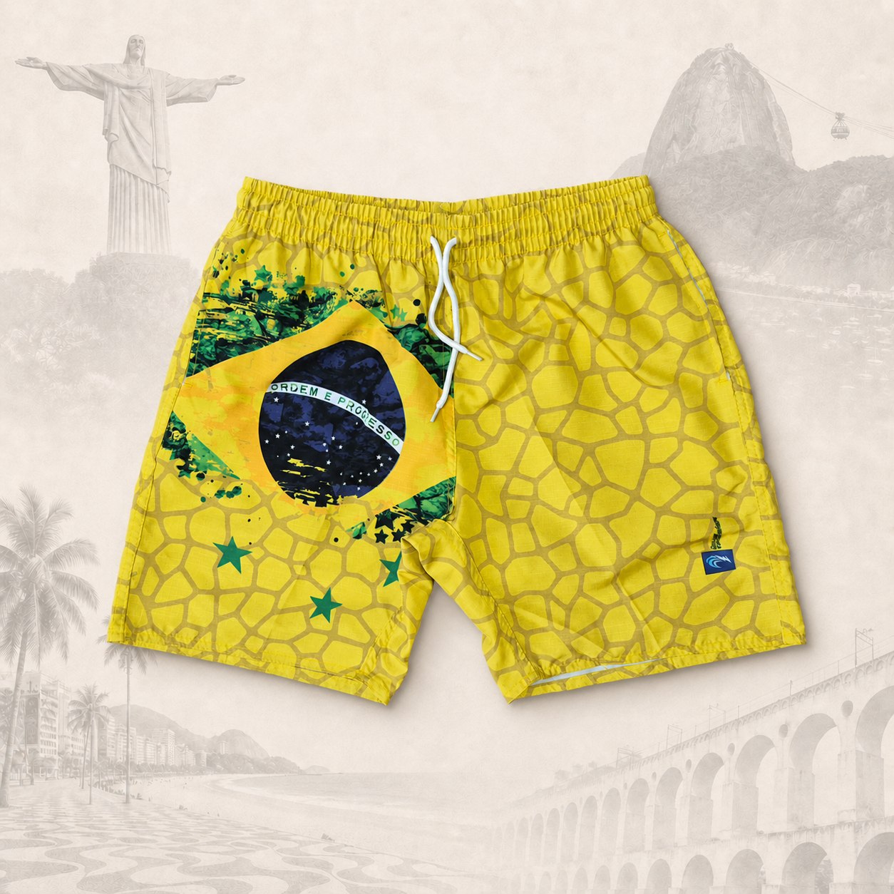 Short Canarinho Mosaico