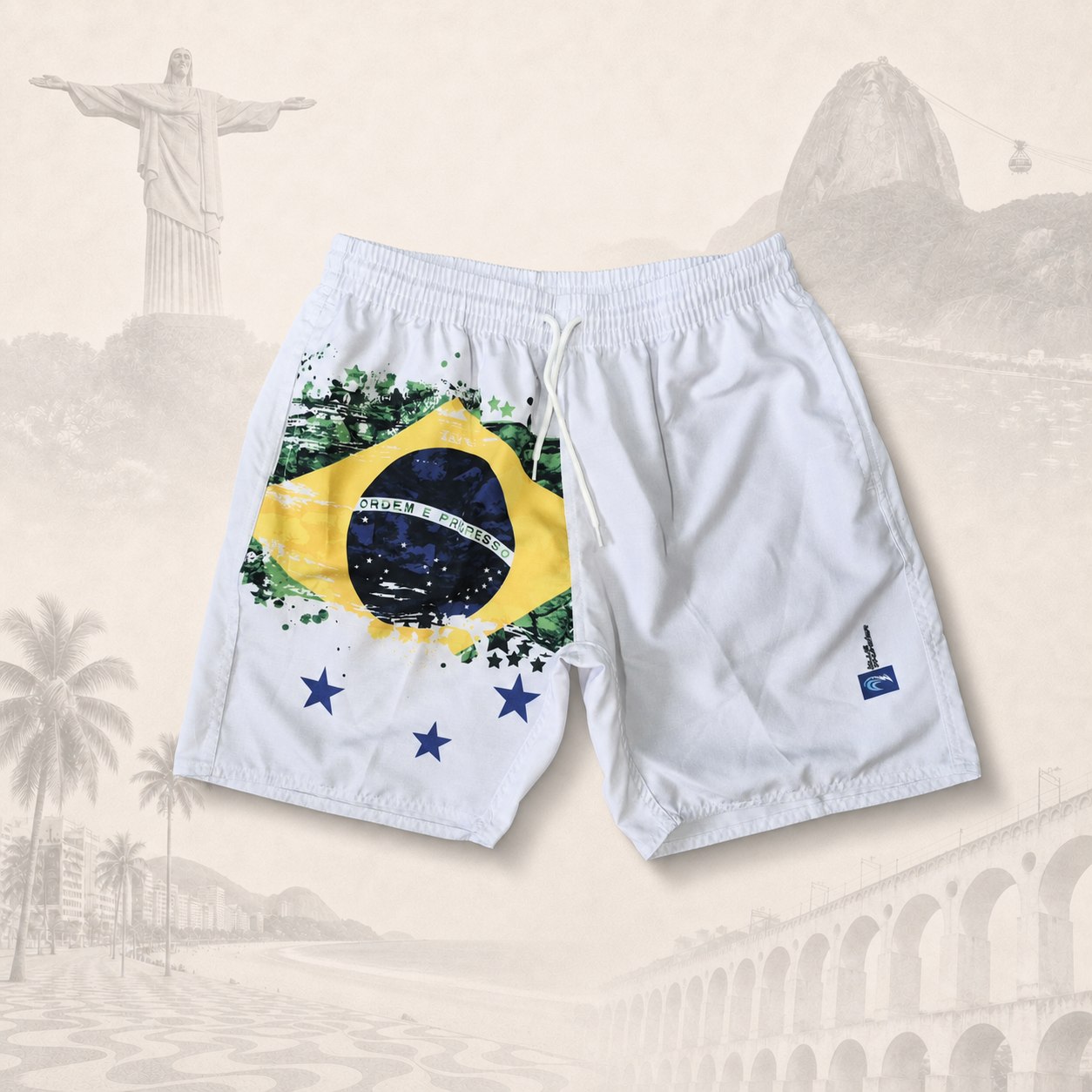 Short Brasil White