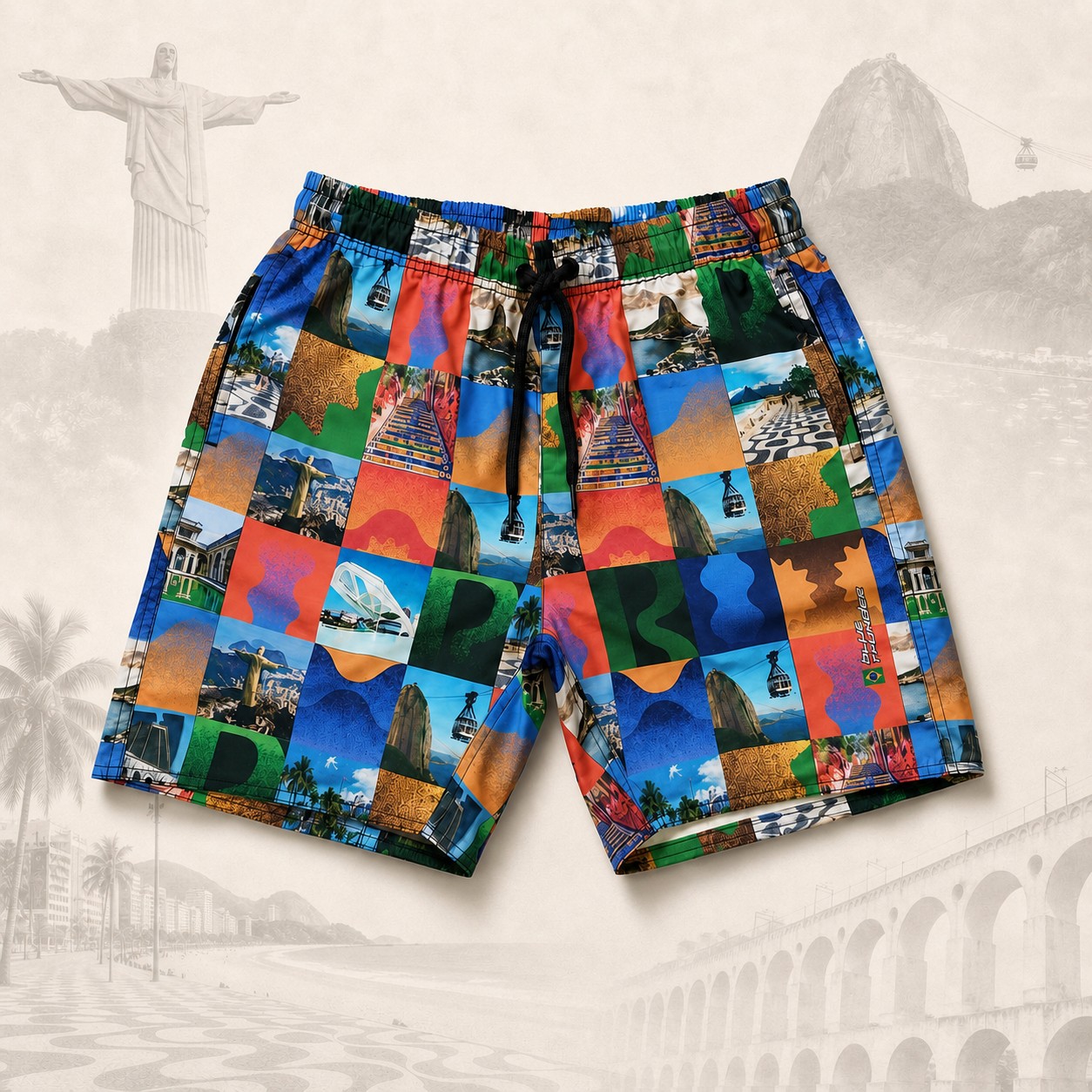 Short Rio Patchwork