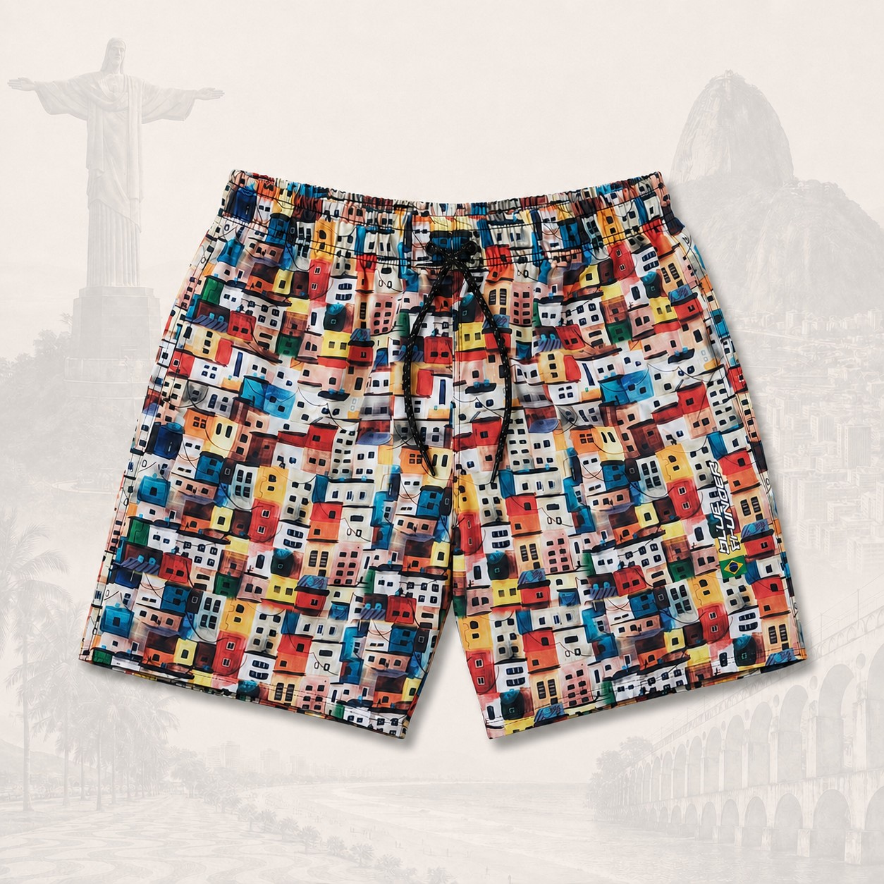 Short Casario Aquarela