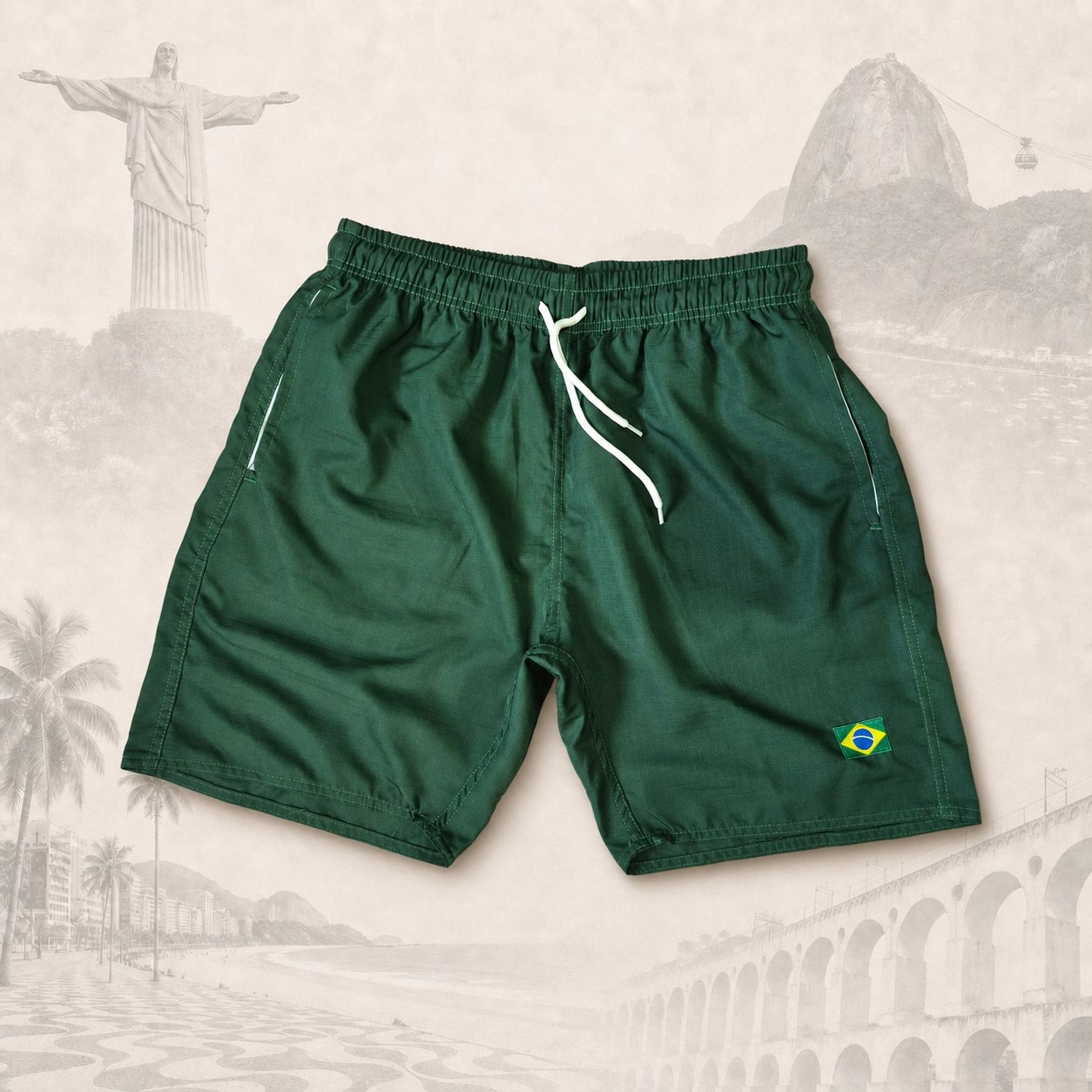 Short Essential Verde Floresta